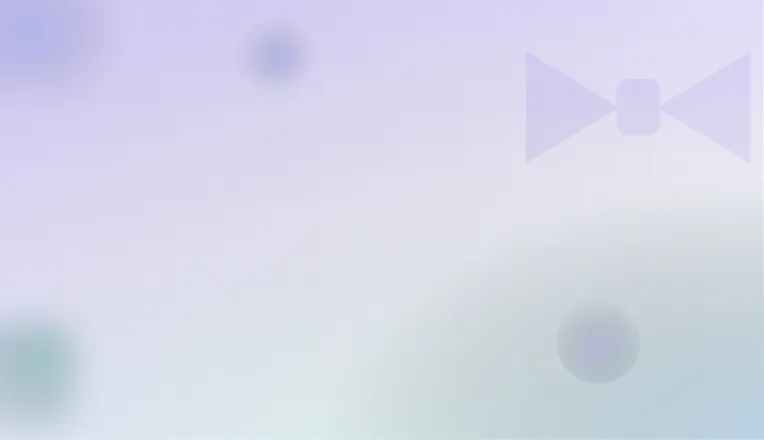 Abstract background with soft purple and blue gradients and blurred circular shapes.